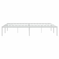 Bedframe metaal wit 140x200 cm - thumbnail