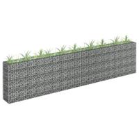 Gabion plantenbak verhoogd 360x30x90 cm gegalvaniseerd staal - thumbnail