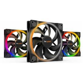 Be Quiet! light wings pwm rgb case fans (zwart, 3 stuks, 140 x 140 x 25 mm)