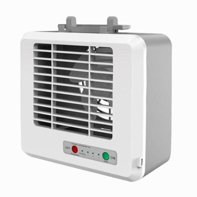 Draagbare mini Silent huishoudelijke energiebesparing Desktop Air Conditioner ventilator elektrische luchtkoeler (wit)