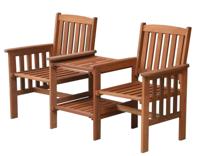 Memphis Loveseater houten tuinbank - thumbnail