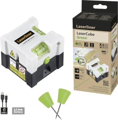 Laserliner LaserCube green Lijnlaser Reikwijdte (max.): 10 m
