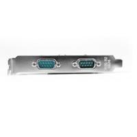 .com 2-poort Native PCI Express RS232 Seriële Kaart met 16550 UART - Seriële adapter - PCIe low profile - RS-232 x 2 - thumbnail