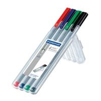 Fineliner staedtler triplus 334 0.3mm ass 4st | 10 stuks - thumbnail
