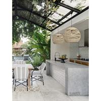 Lyora Rotan hanglampMarlo Ø 48,5cm bol - 9586502 - thumbnail