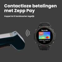 Amazfit T-Rex 3 Pro Outdoor Smartwatch 48mm, Saffier AMOLED-display, Ti-bezel, GPS, Offline-kaarten, 25 dagen batterij, Ingebouwde zaklamp, 10 ATM waterbestendig, 180+ sportmodi, voor Android & iPhone - thumbnail