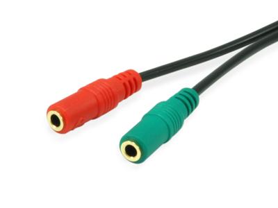 Equip 147943 audio kabel 1,5 m 2 x 3.5mm 3.5mm Zwart
