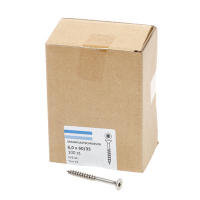 Spaanpl.schr.rvs pk tx25 6.0X60/35 dd Spaanpl.schr.rvs pk tx25 6.0X60/35 dd