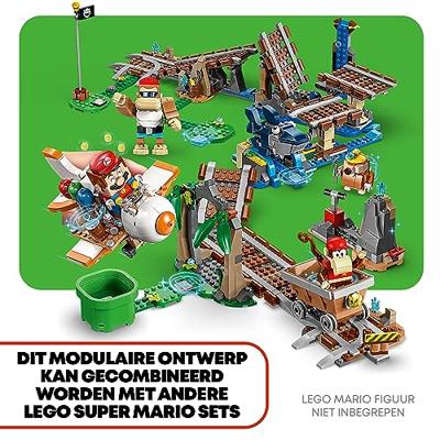 Lego Super Mario 71425 Uitbreidingsset Diddy Kongs Mijnwagenrit - thumbnail