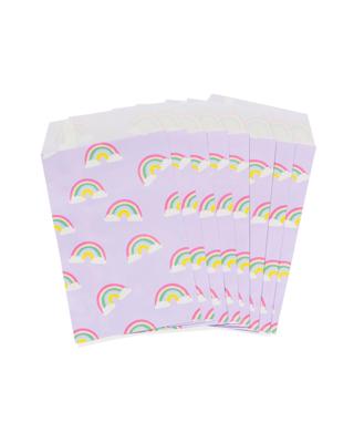 HEMA Uitdeelzakjes papier regenboog 8 stuks