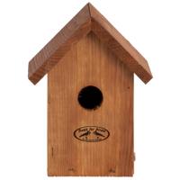 Nestkastje / vogelhuisje winterkoning houten dakje 19.8 cm - Vogelhuisjes - thumbnail