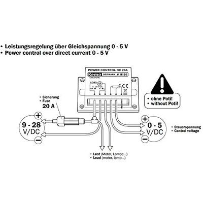 Kemo M195 PWM vermogensregelaar Module 9 V/DC, 12 V/DC, 24 V/DC, 28 V/DC Kemo M195 PWM vermogensregelaar Module 9 V/DC, 12 V/DC, 24 V/DC, 28 V/DC