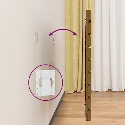 Hoofdbord wandmontage 146x3x63 cm grenenhout honingbruin