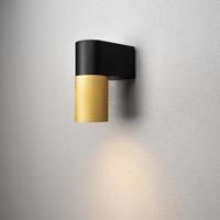 Wandspot down temi 7W goud en zwart Konstsmide - Konstsmide - thumbnail