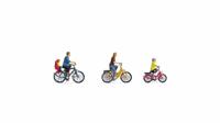NOCH 15909 H0 Fietstocht met het gezin figuren Kant-en-klaar model - thumbnail