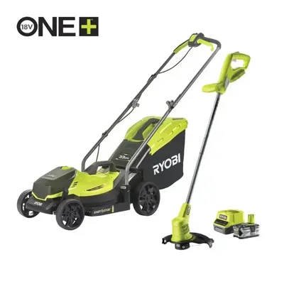 Ryobi RLM1833BLT1825M | ONE+ 18V Accu 33cm Grasmaaier & 25cm Grastrimmer kit (incl. 1x4.0Ah accu) - 5133004451