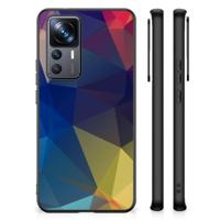 Xiaomi 12T | 12T Pro Backcover Polygon Dark - thumbnail