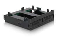 Icy Dock MB732SPO-B 2x2,5 SATA mobile rack+ Ultra Slim ODD voor extern 5,25 - thumbnail