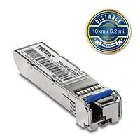 TRENDnet, TEG-MGBS10D3, enkele modus LC-module met dubbele golflengte, tot 10 km (6.2 mijl), moet worden verbonden met TEG-MGBS10D5 of andere compatibele module. - thumbnail