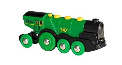 BRIO Big Green Action Locomotive - thumbnail