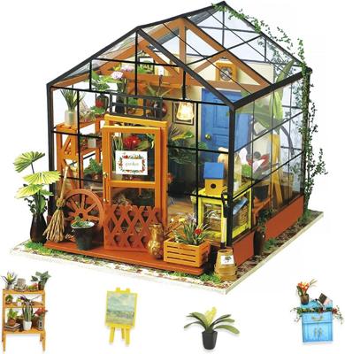 Robotime Cathy Flower House DIY Miniatuur Knutselen