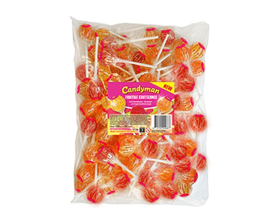 Candyman fruitige knotsenmix (100 stuks)