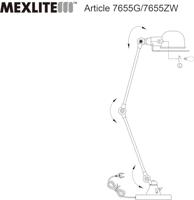 Steinhauer Landelijke bureaulampDavin zwart met vintage grijs - 7655ZW - thumbnail