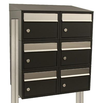 Stoer! Brickset 2-Breed, 3-Hoog Met Dak Op Statief Zwart - 40215070_2x3ds