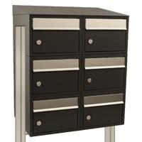 Stoer! Brickset 2-Breed, 3-Hoog Met Dak Op Statief Zwart - 40215070_2x3ds - thumbnail