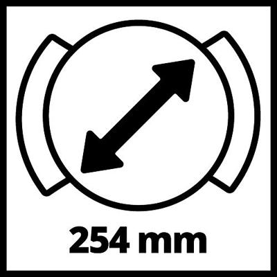 Einhell CE-CB 18/254 Li Solo - Accu Polijstmachine | 18V | 254 mm | Zonder accu en lader - 2093301 2093301