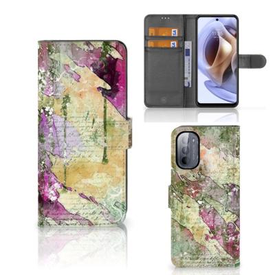 Hoesje Motorola Moto G31 | G41 Letter Painting Hoesje Motorola Moto G31 | G41 Letter Painting
