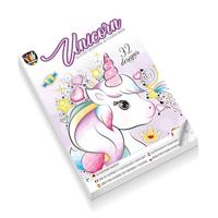 Creative Craft Group Glitter kleur- en stickerboek - eenhoorn - thumbnail