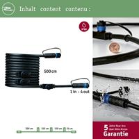 Paulmann 94596 Verlichtingssysteem Plug&Shine Verbindingskabel Zwart - thumbnail