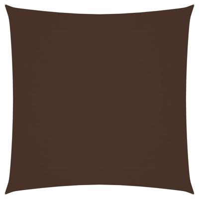Zonnescherm vierkant 3,6x3,6 m oxford stof bruin Zonnescherm vierkant 3,6x3,6 m oxford stof bruin