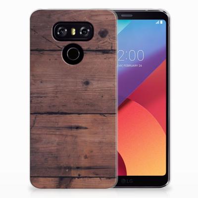 LG G6 Bumper Hoesje Old Wood