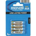 Maxell Battery Alkaline LR-03 AAA 4-Pack Wegwerpbatterij - thumbnail