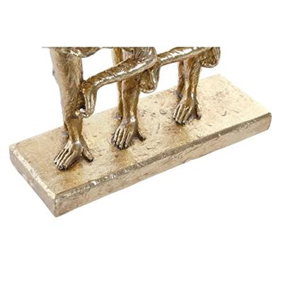 Decoratieve figuren DKD Home Decor FZ-91957 Gouden Koloniaal Aap Overalls 23 x 9,5 x 24 cm Decoratieve figuren DKD Home Decor FZ-91957 Gouden Koloniaal Aap Overalls 23 x 9,5 x 24 cm
