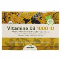 Cressana Vitamine D3 1000 IU + K2 60 Capsules - thumbnail