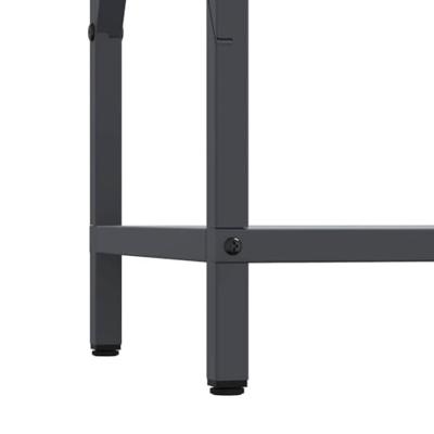 VidaXL Brandhoutrek 34x25x70 cm koudgewalst staal antracietkleurig