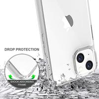 JT Berlin Pankow Clear Backcover Apple iPhone 14 Transparant Inductieve lading - thumbnail