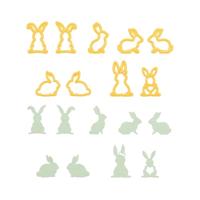 Nellie's Choice • shape dies konijnen 9st. - thumbnail