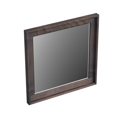 Spiegel Forzalaqua Reno Vierkant 40x2x40 Cm Eiken Charcoal Spiegel Forzalaqua Reno Vierkant 40x2x40 Cm Eiken Charcoal