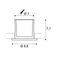 SLV 1001018 LED-inbouwlamp Wit - thumbnail