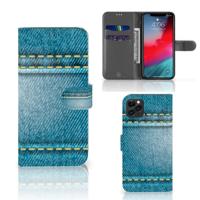 Apple iPhone 11 Pro Max | Wallet Case | met Pasjes | Jeans - thumbnail