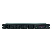 LogiLink PDU8P01 8AC-uitgang(en) 1U Zwart energiedistributie. - thumbnail