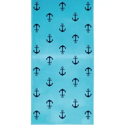 Cawö Cawö Beach Anker Strandlaken 80x180 Türkis