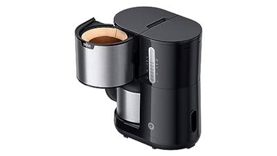 Braun KF 1505 BK Koffiezetapparaat RVS, Zwart Capaciteit koppen: 9