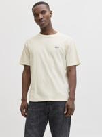 Jack & Jones Jjedover Graphic Tee Ss Crew Neck Sn T-shirts Antique White - thumbnail