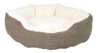 Trixie 37041 Bett Yuma, ø 45 cm, braun/wollweiß - thumbnail