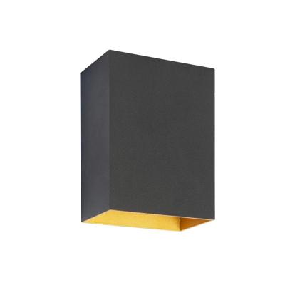 Highlight Design opbouwspotEros zwart met goud - W3635.38